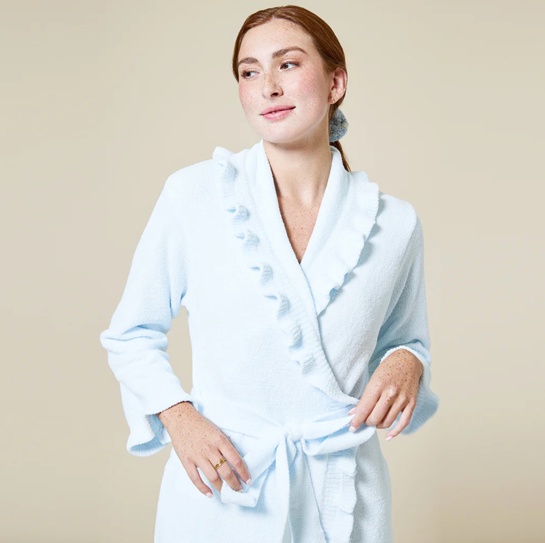 Softies Ruffle Chenille Robe