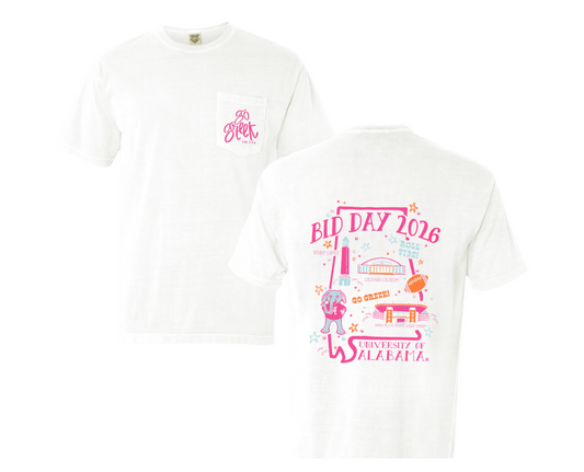 2026 University of Alabama Bid Day T-shirt