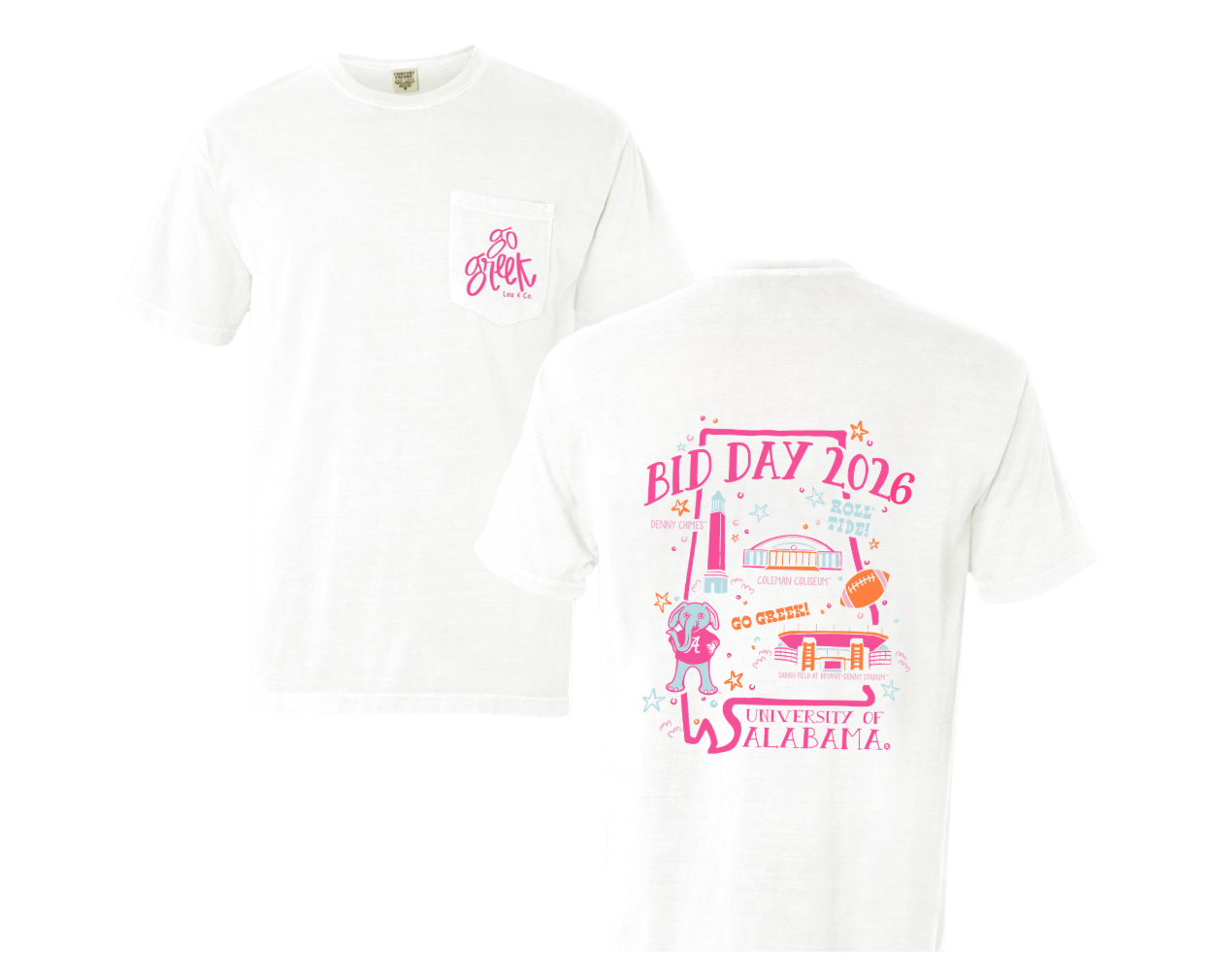 2026 University of Alabama Bid Day T-shirt