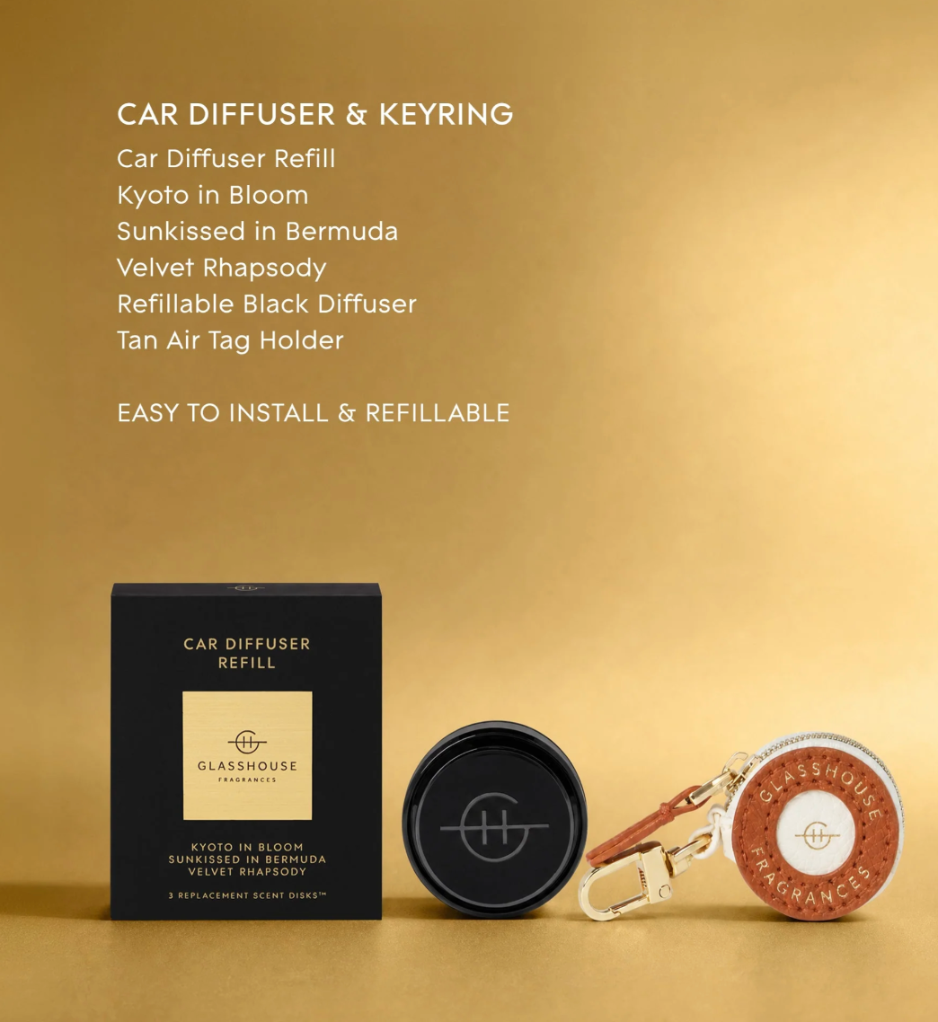 Glasshouse Car Diffuser Gift Set