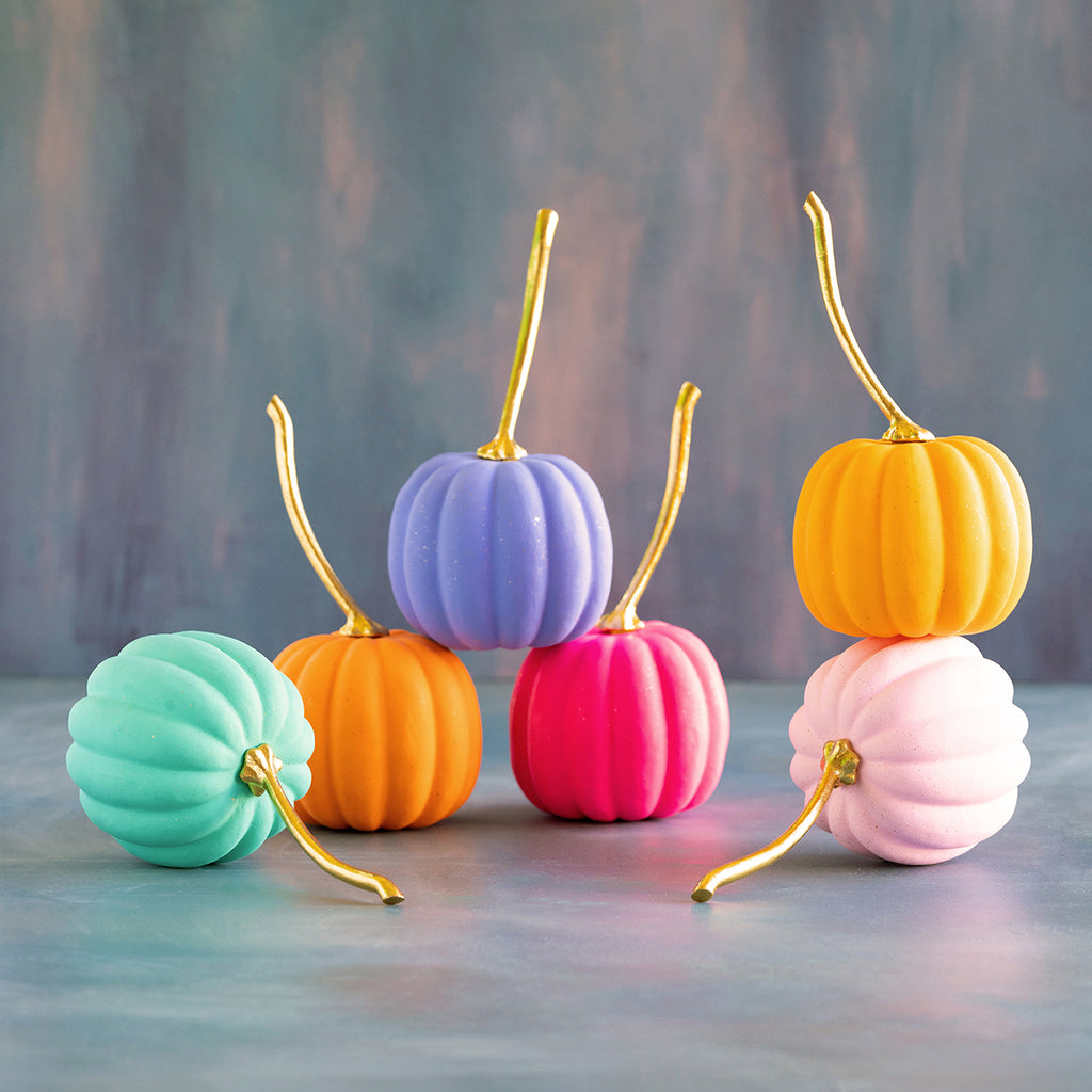 Glitterville Rainbow Pumpkin