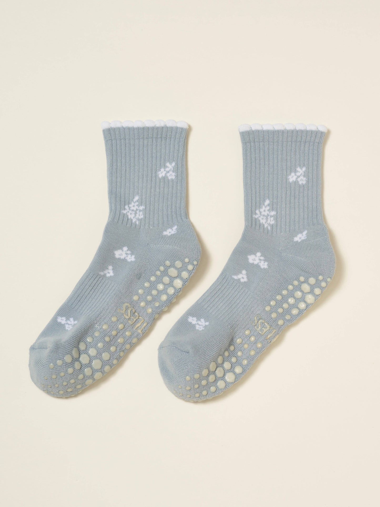 Snowflake Petal Grip Sock