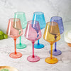 Bright Acrylic Wine Glasses