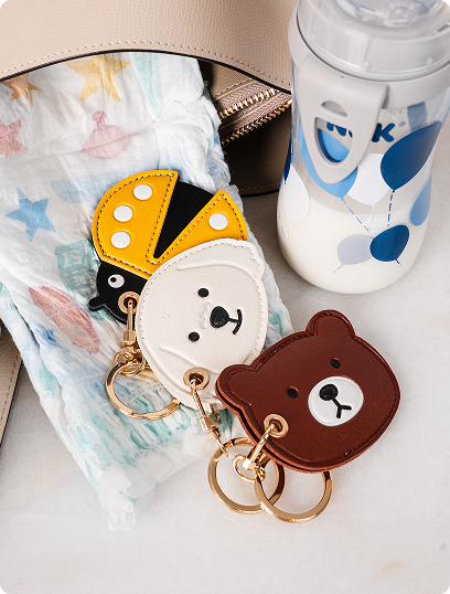 TagIt - Little Explorer Universal Tracker Charm — White Dog