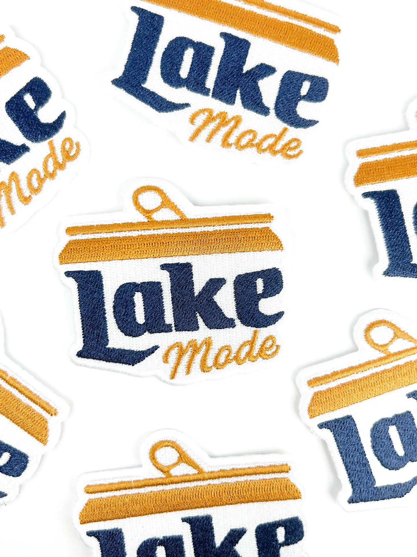 Field Trip Threads - Lake Mode Embroidered Patch – Iron On Patch for Coolers Boat