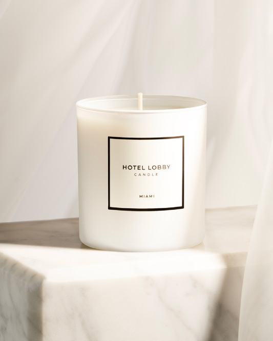 Hotel Lobby Candle - Miami - Luxury Soy Candle - 9.75 oz