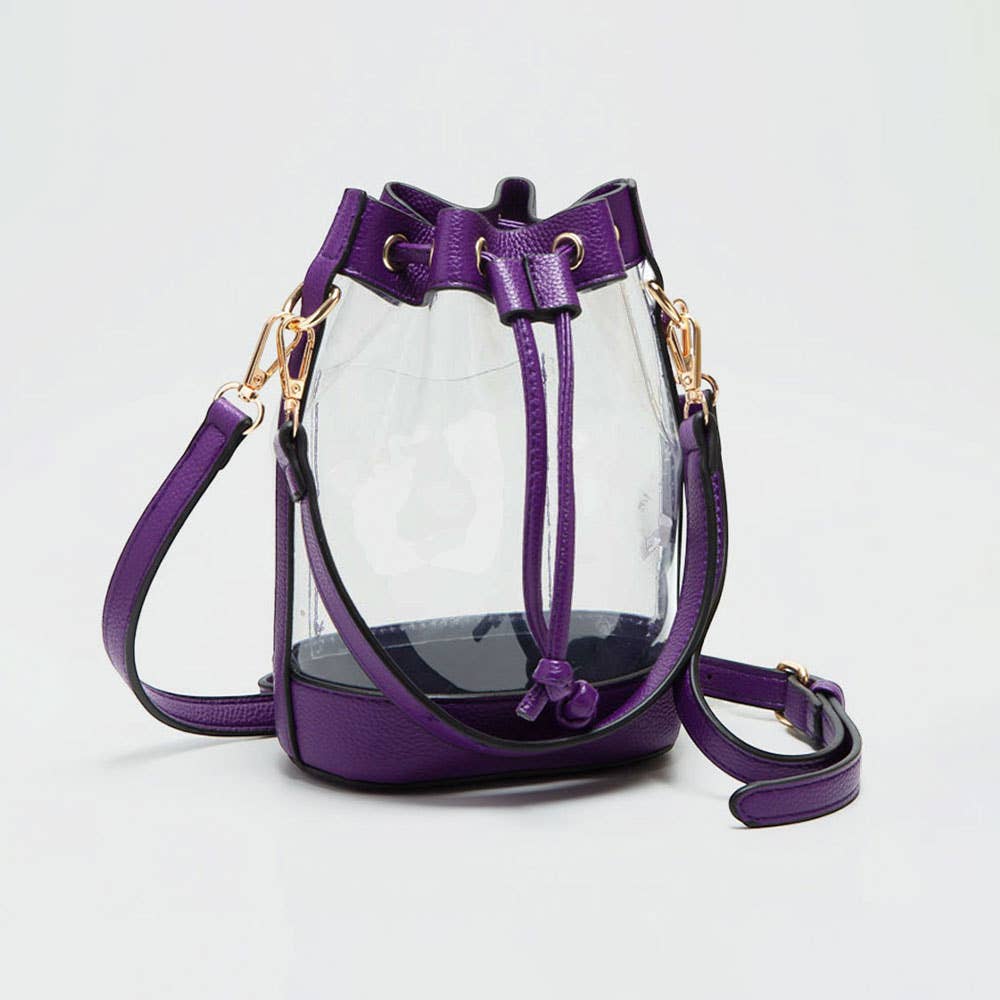 Leather Clear Purse