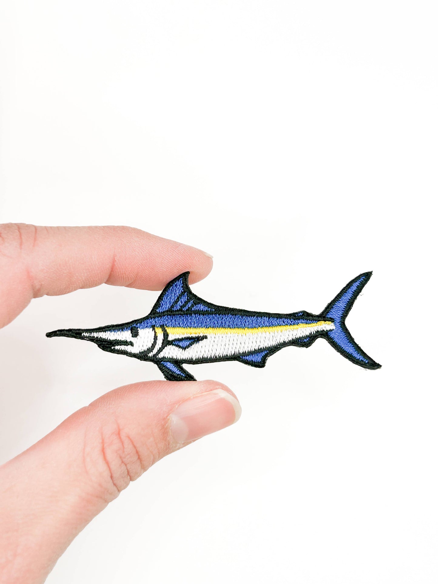 Field Trip Threads - Marlin Embroidered Patch – Swordfish Patch, Sport Fishing