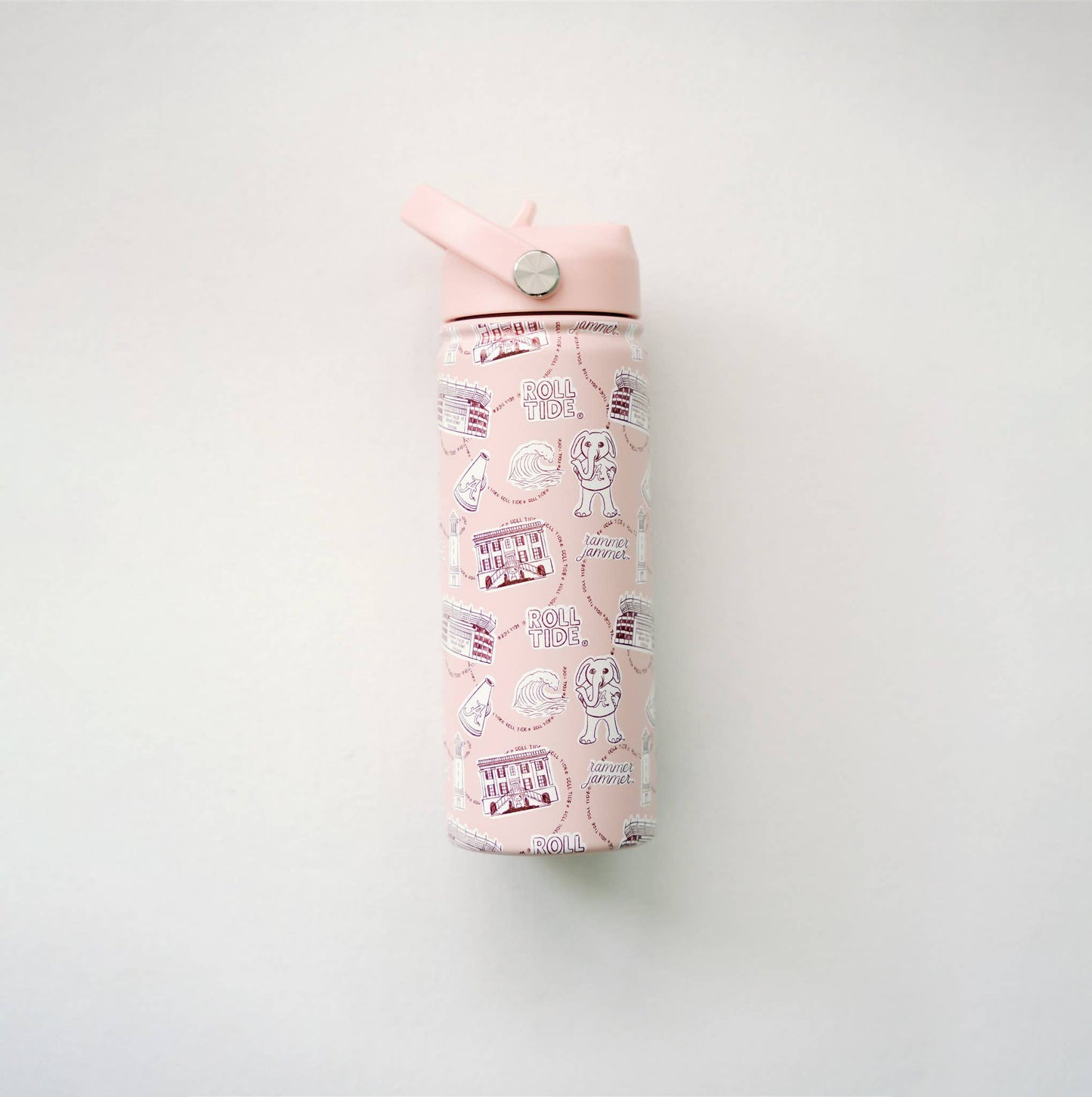 Gracefully Made Art - Alabama 18 oz Insulated Water Bottle