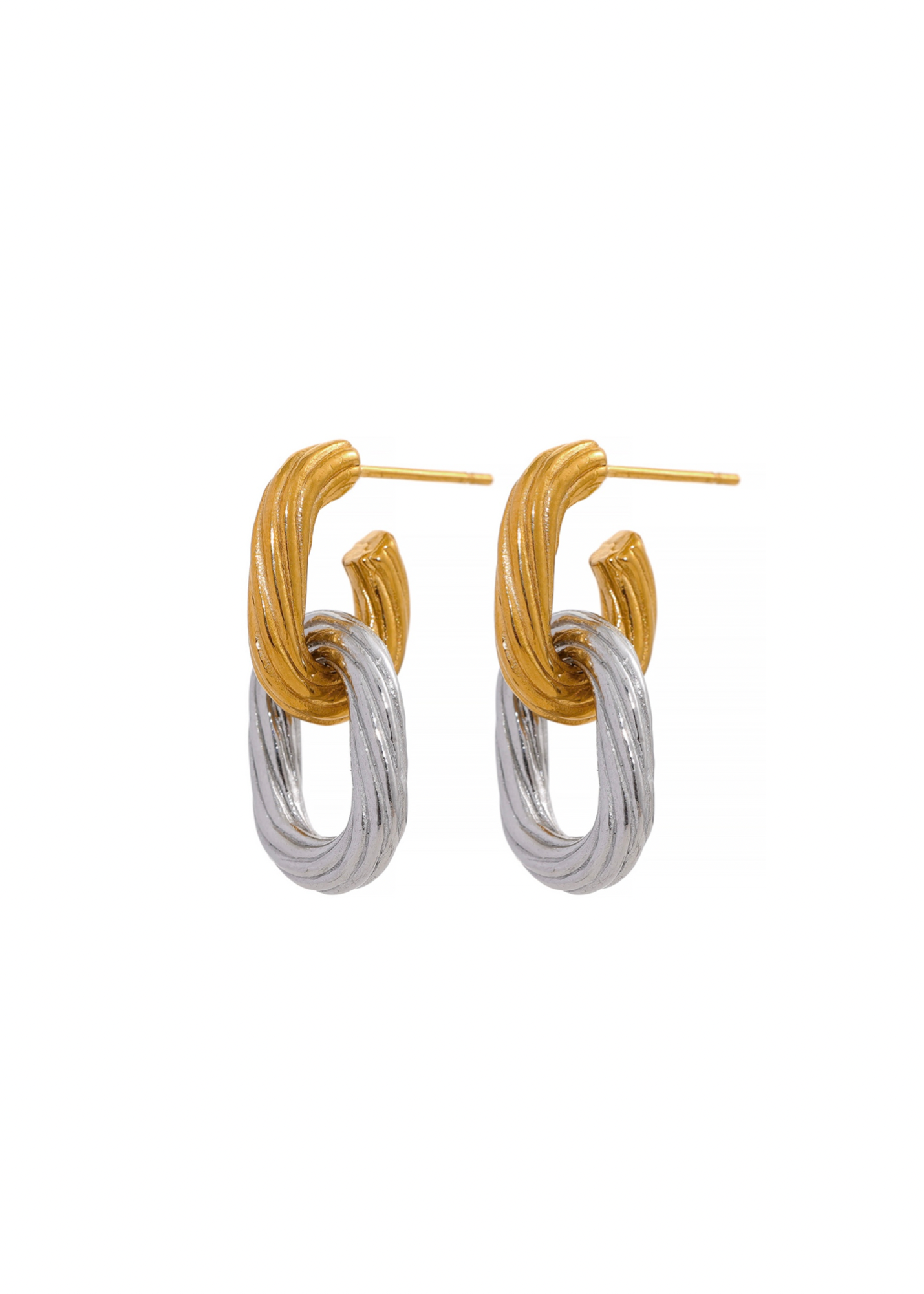 Blakely Two Toned Studs