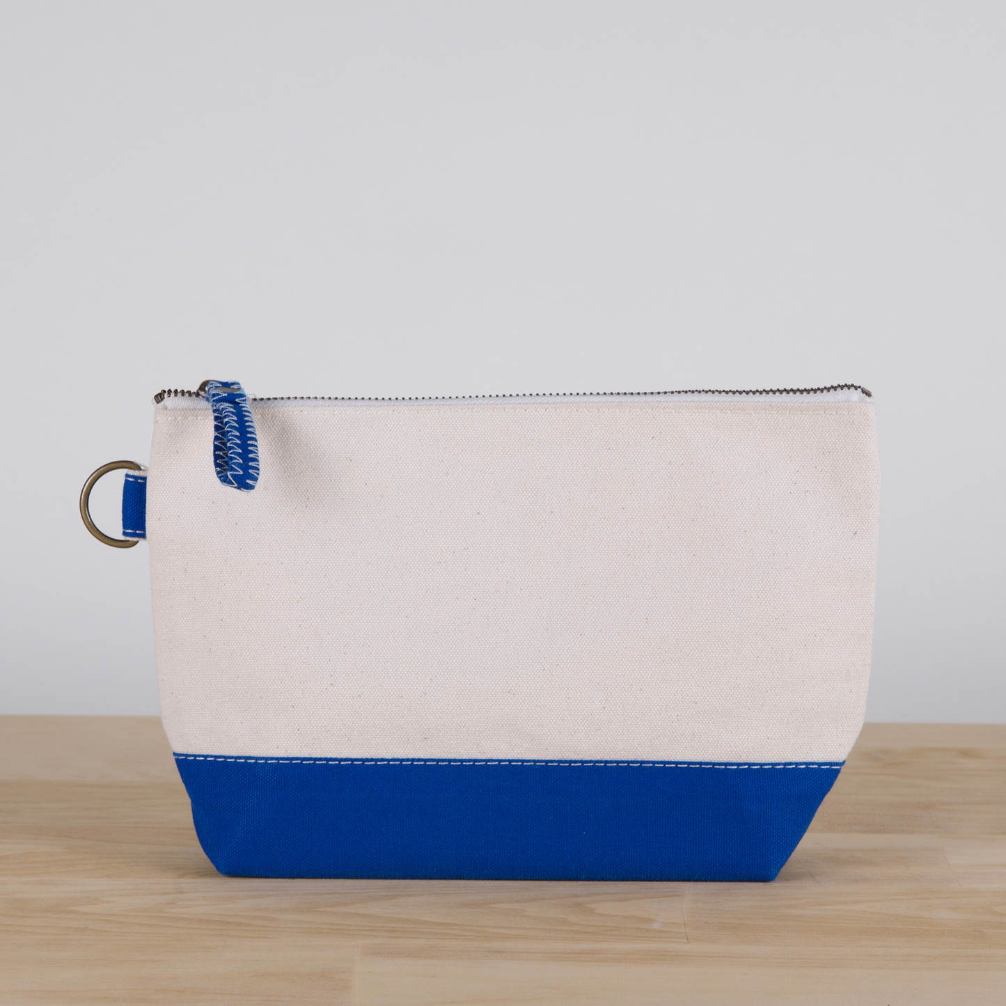 ShoreBags - All In Zip Top Pouch: Natural / No Monogram