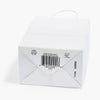 Nashville Wraps - White Kraft Retail Paper Shopping Bags: 100 Pack / Rose 5.25x3.5x8.25"