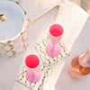 Scalloped Acrylic Champagne Flute