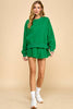 TCEC - CT7976-Dropped Shoulder Sweatshirt: Hot Pink / S