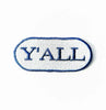 Field Trip Threads - Blue Y'all Embroidered Iron-on Patch for Hats & Clothing