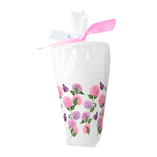 Taylor Paladino - Pink Hydrangea Frosted Cup