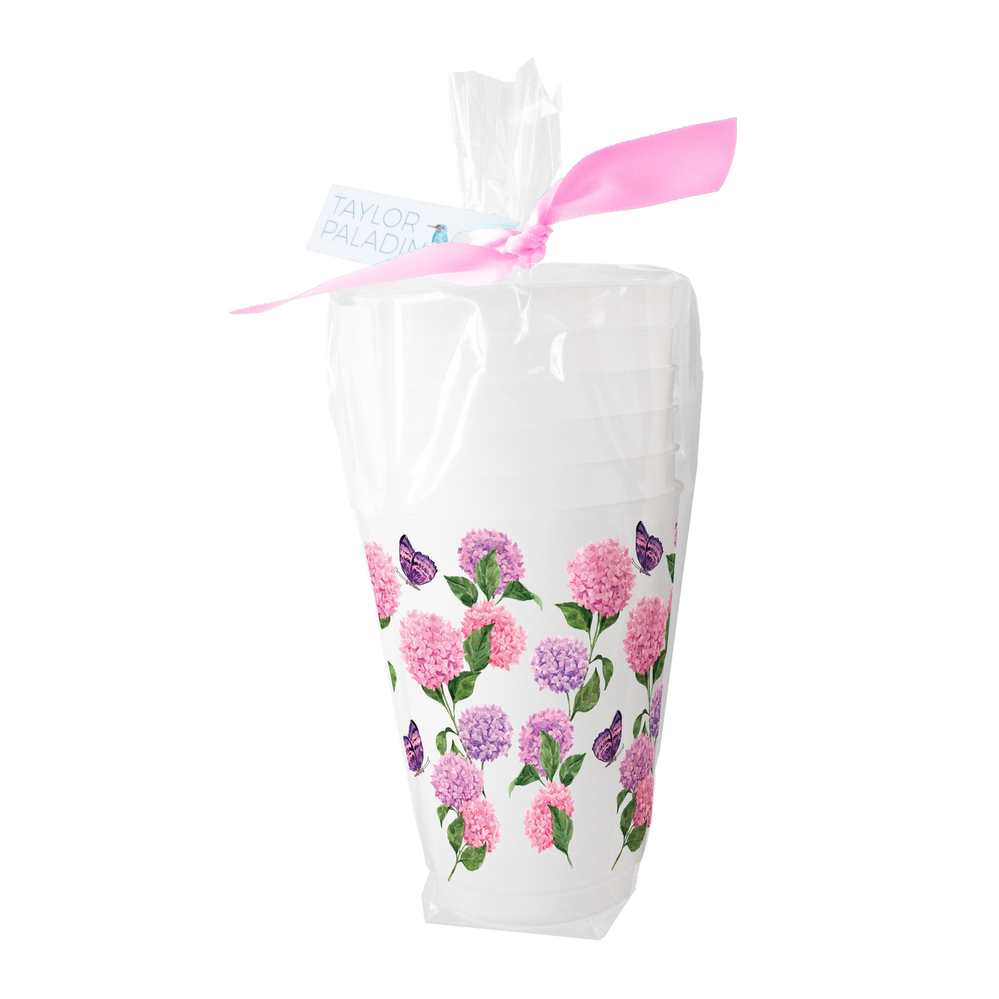 Taylor Paladino - Pink Hydrangea Frosted Cup