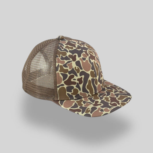 Blank Rope Hats - Trucker Bayou Breakup Camo