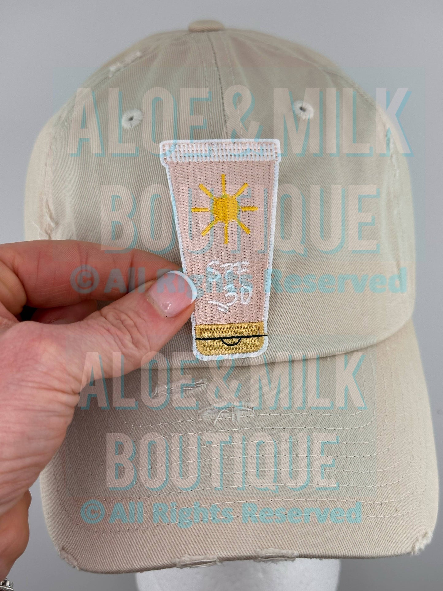 Aloe and Milk Boutique - Sunscreen Patch, Pool Party, Girls Weekend, Beach Bag