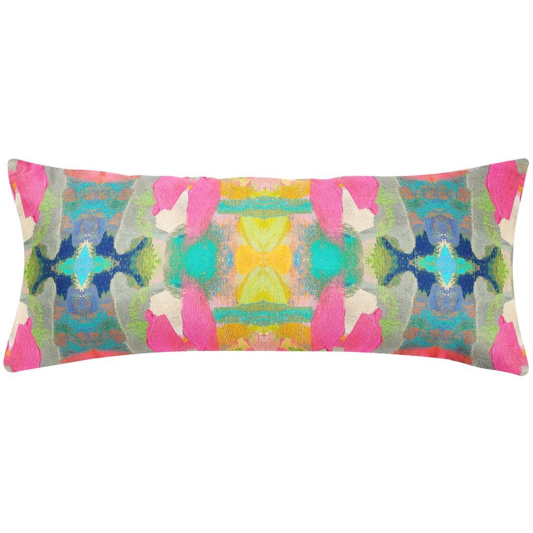 Laura Park Designs - Pink Paradise Decorative Pillow: 14" x 20" Lumbar