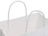 Nashville Wraps - White Kraft Retail Paper Shopping Bags: 100 Pack / Rose 5.25x3.5x8.25"