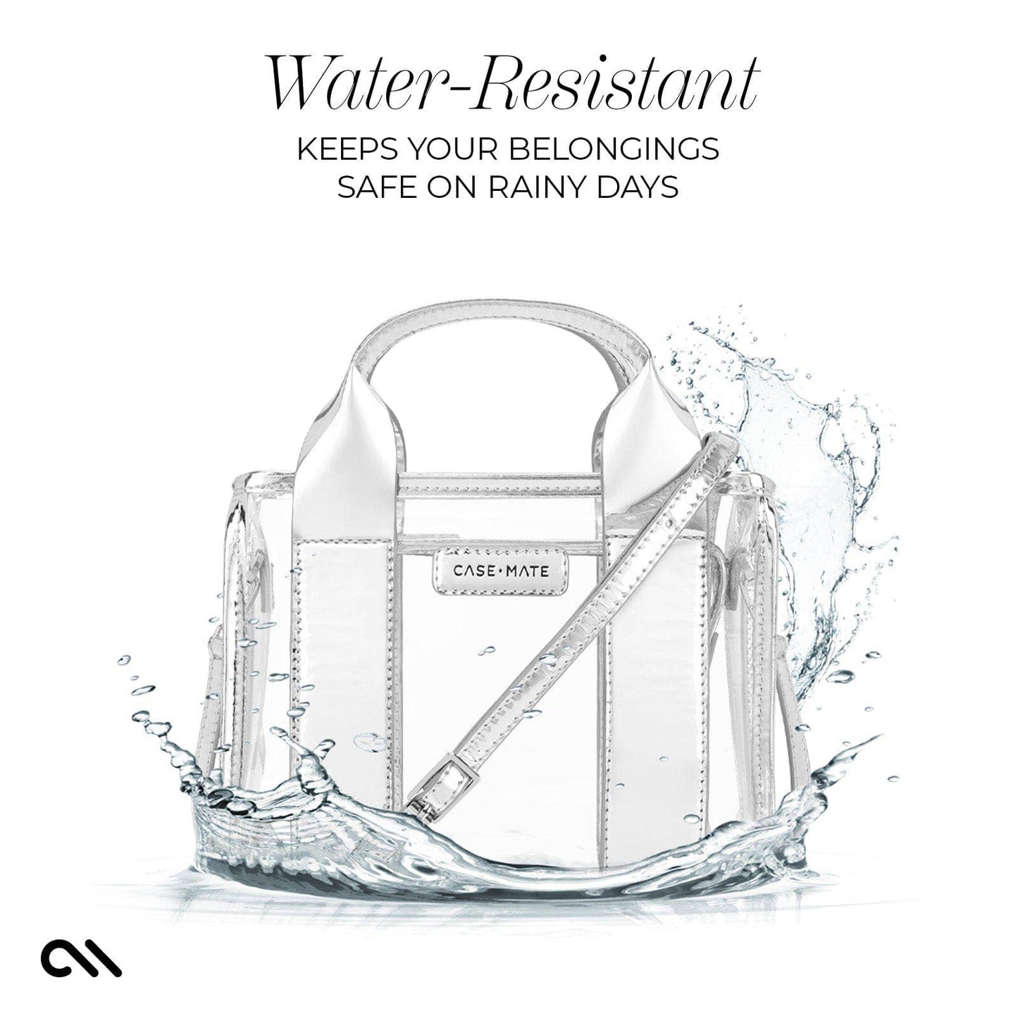 Case-Mate - Case-Mate Clear Stadium Bag: Midnight Black
