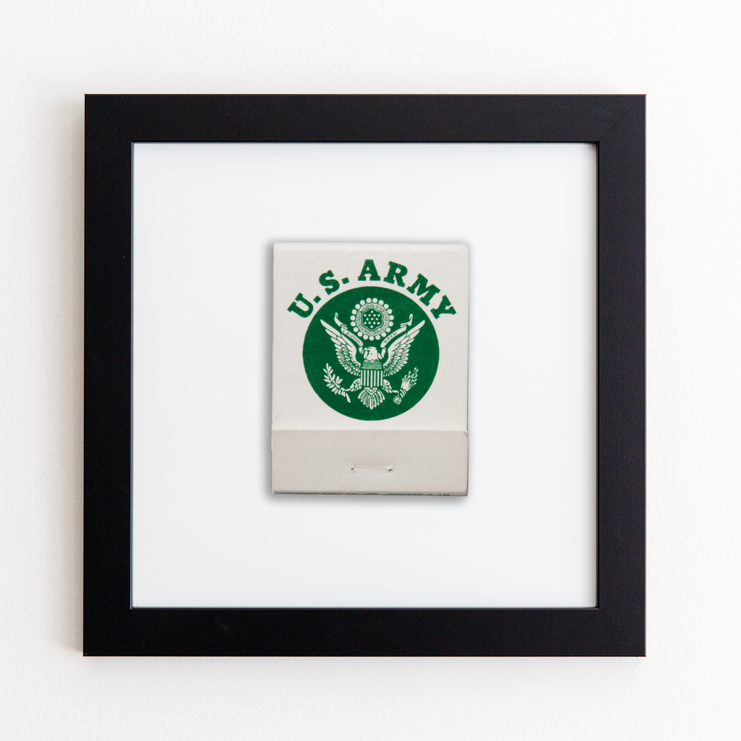 Match South - U.S. Army: White Frame: $135