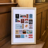 Match South - Western Collage Poster: 11 x 17 Print Only: $66
