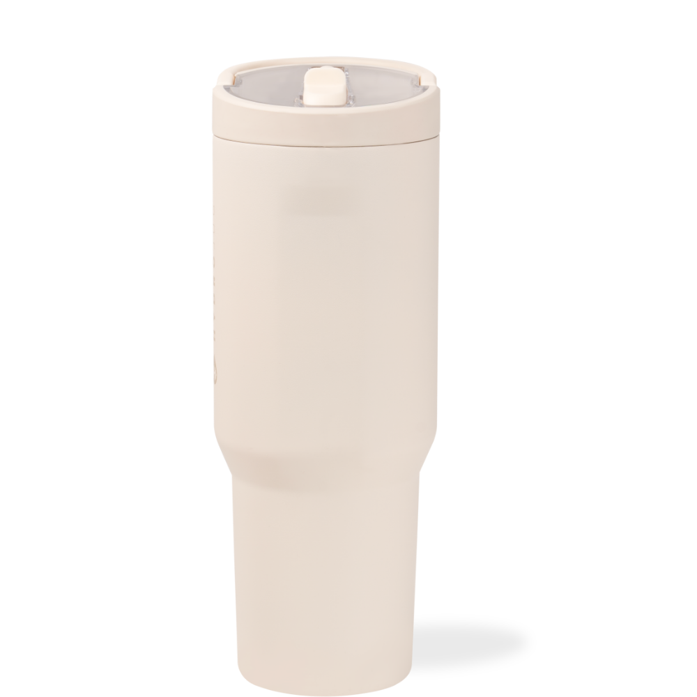 Cream HydroJug Water Bottle