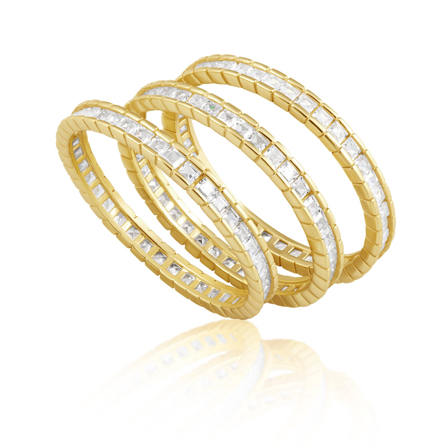 Sahira Jewelry Design - Allegra Ring Set: Gold / 8