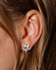 Taylor Elliott Designs - Stud Earrings - Acrylic Stars - Gold + Silver Confetti