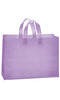 Store Supply Warehouse - Frosted Retail Shopping Bags: Clear / Case of 100 / Medium