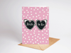 The Shelley Society - Bride To Be Heart Sunglasses Greeting Card