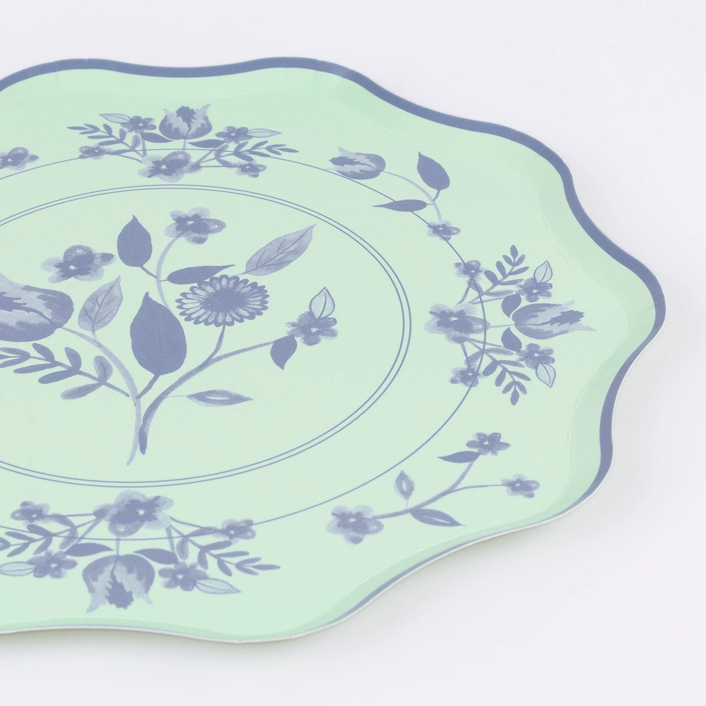 Vintage Botanical Dinner Plates