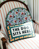 Furbish Studio - Dog Sits Here Needlepoint Pillow