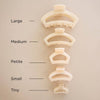 TELETIES - Open Almond Beige | Petite | Hair Clip