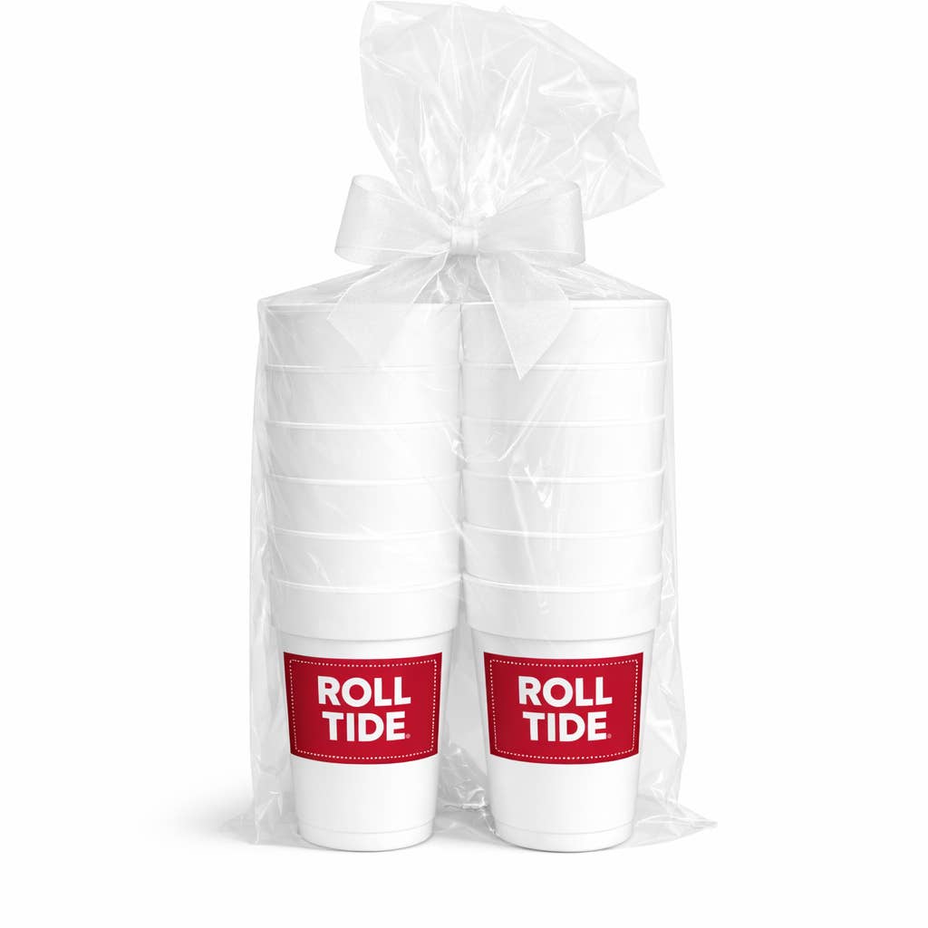 Two Funny Girls - Foam Cup - University of Alabama/Roll Tide (20 oz cups)