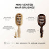 TELETIES - Mini Vented Brush | Tortoise