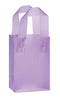 Store Supply Warehouse - Frosted Retail Shopping Bags: Clear / Case of 100 / Medium