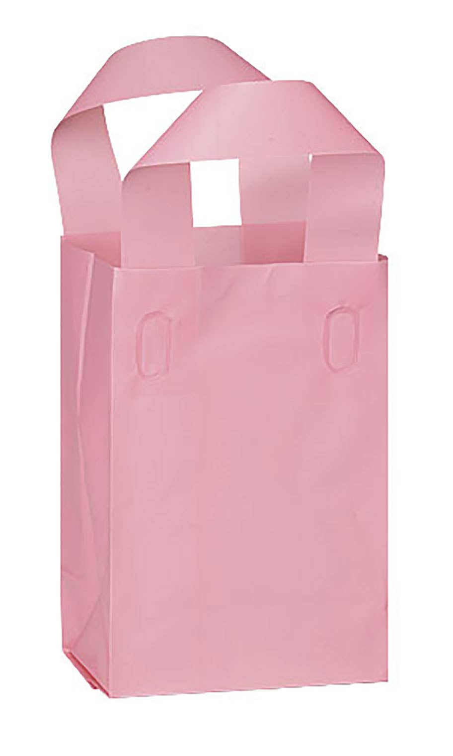 Store Supply Warehouse - Frosted Retail Shopping Bags: Clear / Case of 100 / Medium