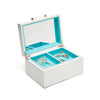 Kendall Small Jewelry Box: White