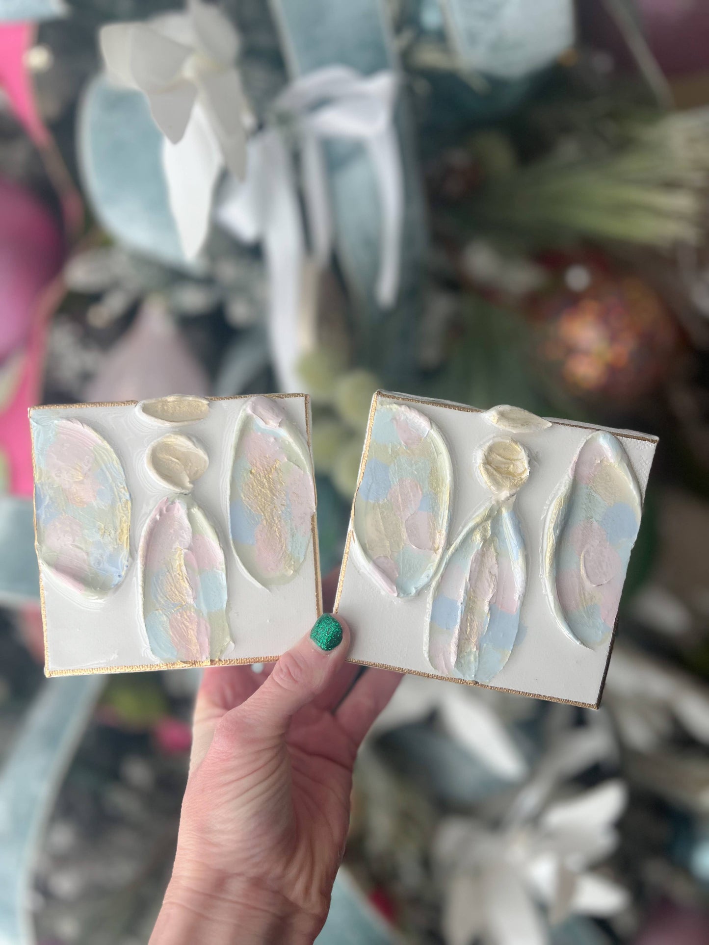 HappiesByAMS - Canvas - 4x4 inch - Angel