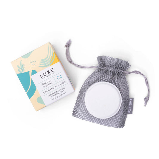 Cait + Co - Luxe Eucalyptus + Aloe Shower Steamer Fizzy Bomb