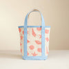 Sea Shell Starfish Pattern Tote Bag: Pink