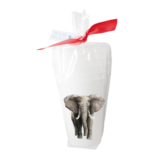 Taylor Paladino - Elephant Frosted Cups | Set of 6