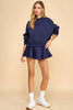 TCEC - CT7976-Dropped Shoulder Sweatshirt: Hot Pink / S
