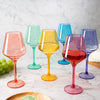 Bright Acrylic Wine Glasses