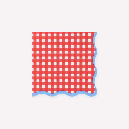 Gingham Small Napkins