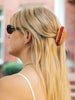 Solar Eclipse - Hand-Painted America Hotdog Claw Clip | Eco-Friendly