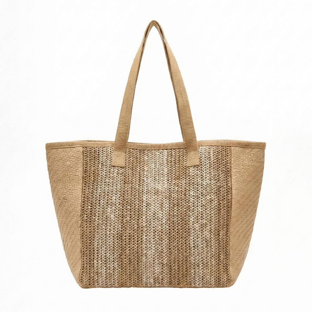 Sensibling Corp. - Nautical Stripe Tote Bag: Taupe